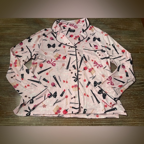 NWT KATE SPADE ALL DOLLED UP PAJAMA SET, SMALL - Picture 3 of 5